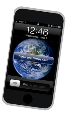 Ändra iPhone-alarmetikett / inaktivera snooze för iphone