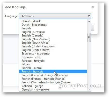 Ändra Chrome Language 5