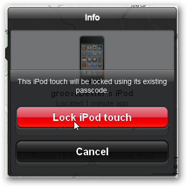 lås ipod touch eller iphone för att förhindra åtkomst