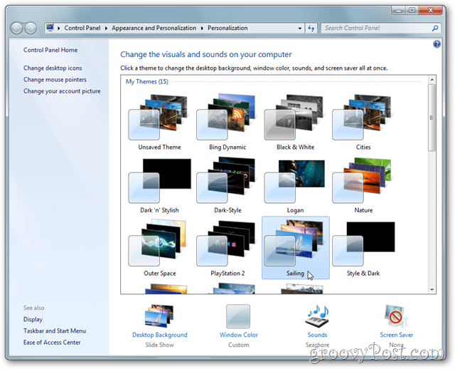 Temabiblioteket Windows 7