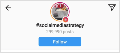 antal inlägg totalt för en specifik Instagram-hashtag