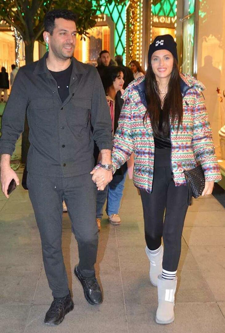 Murat Yıldırım och hans fru İman Elbani