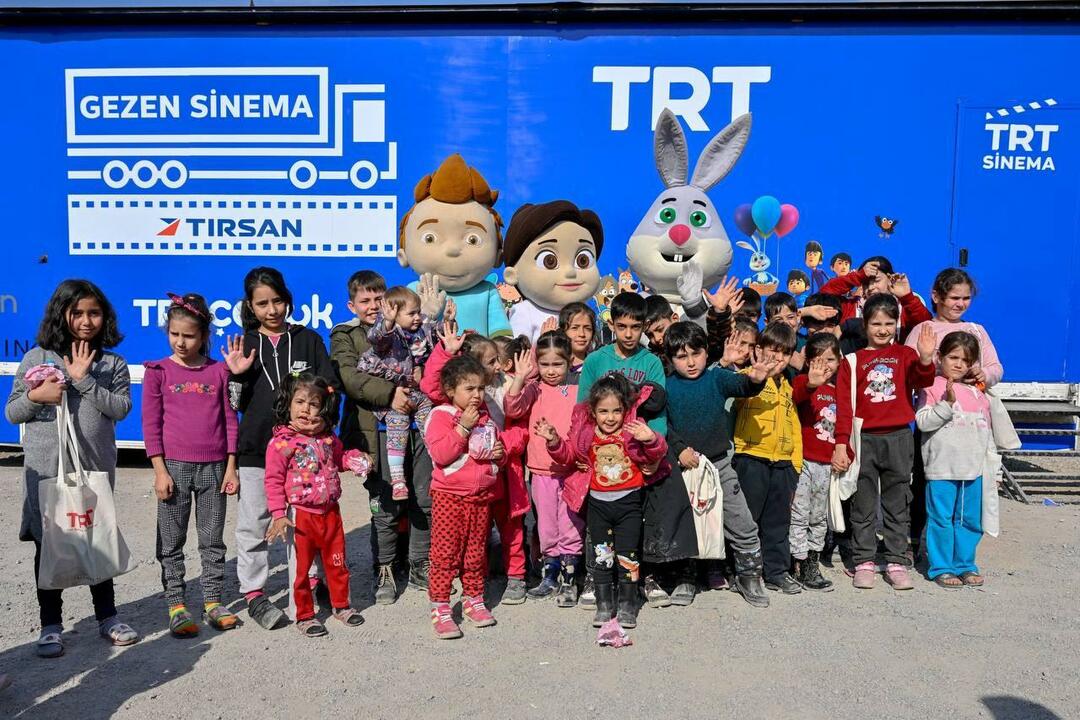 TRT Gezen Cinema satte ett leende i ansikten på jordbävningsoffren