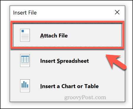 Alternativet bifoga fil i OneNote