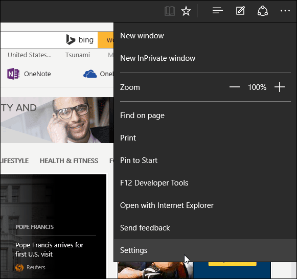 1 Microsoft Edge-inställningar