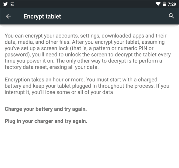 Så här krypterar du din Android 5.0-surfplatta eller smartphone