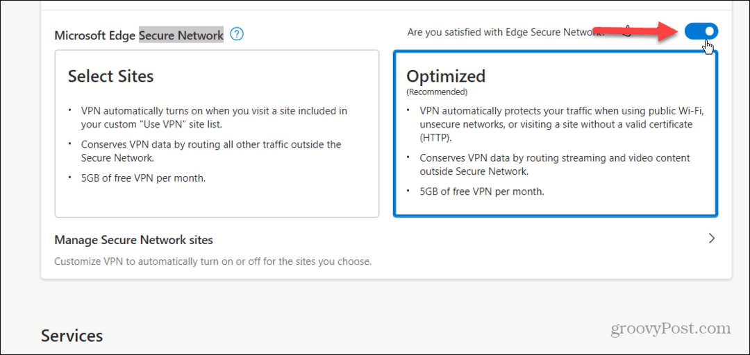 Hur du aktiverar och använder Microsoft Edge VPN