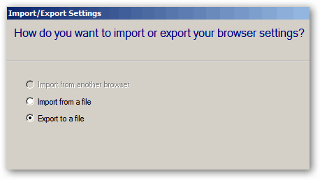 hur man exporterar