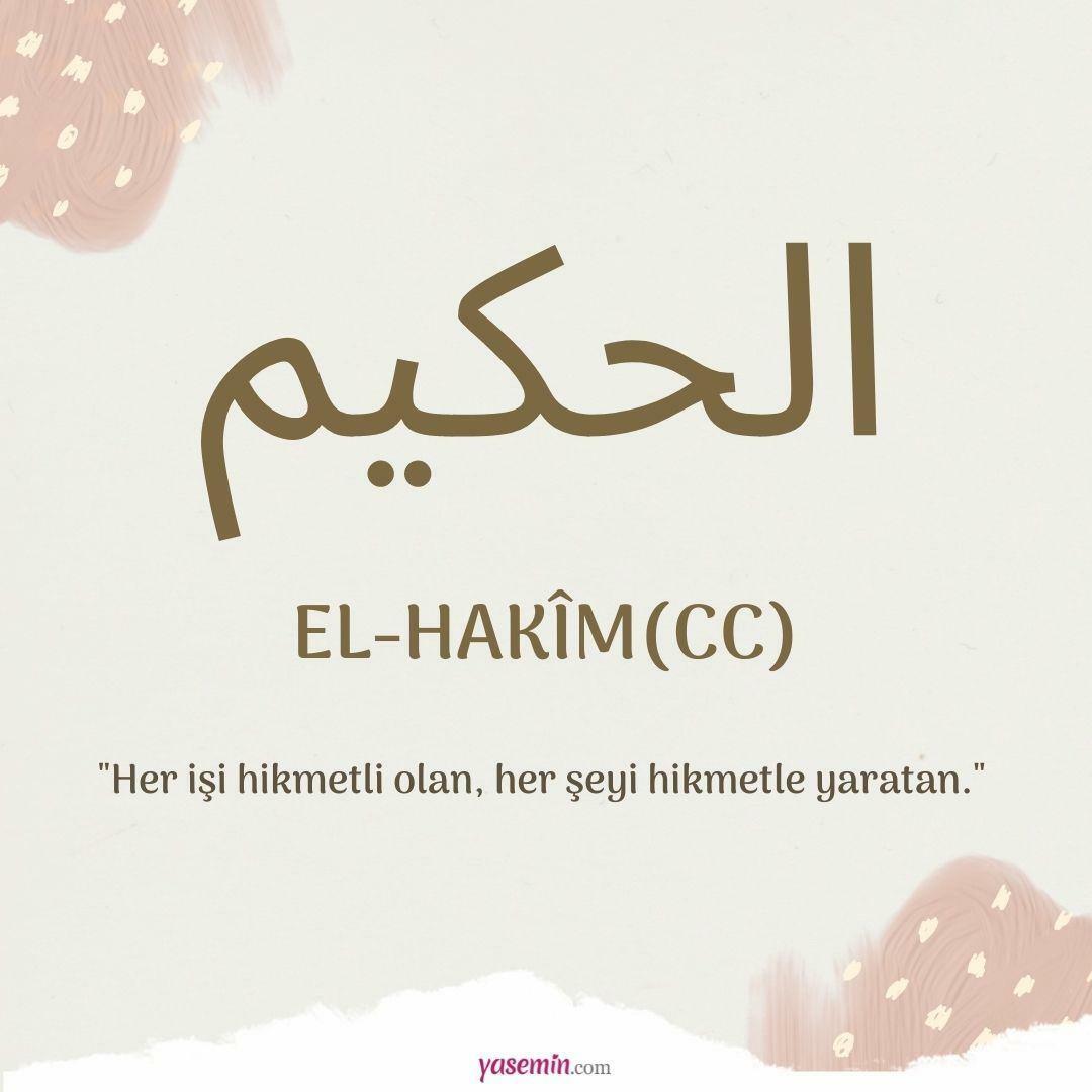 Vad betyder al-Hakim (cc)?