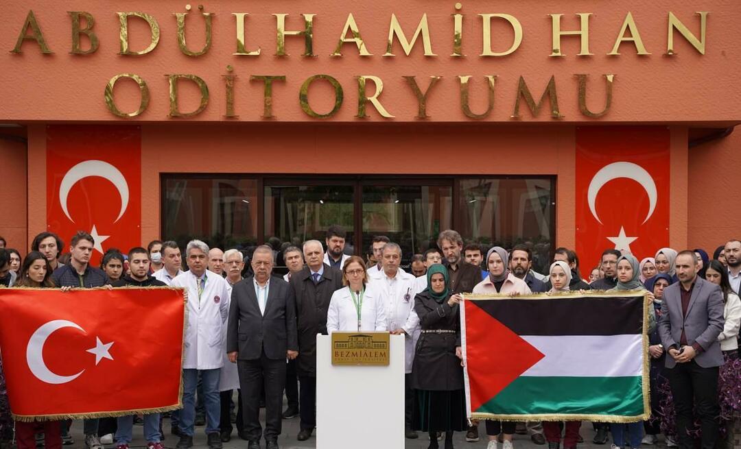 Meningsfullt Gaza-uttalande från Bezmiâlem Vakıf University!