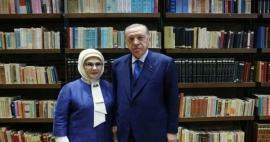Ett rekordbesök kom till Rami-biblioteket, invigt av president Erdogan
