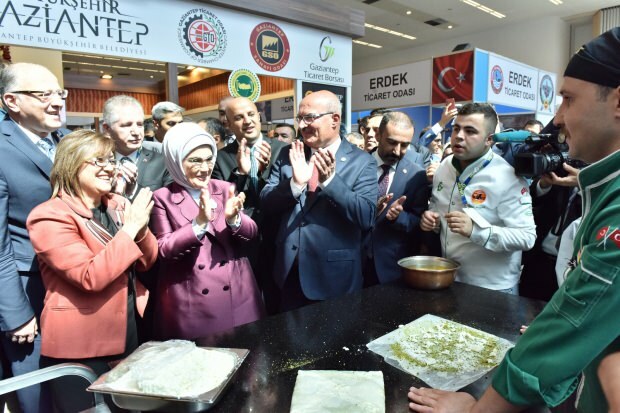 First Lady Erdoğan besökte Gaziantep-monter