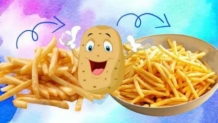 Hur steker man krispig potatis? Praktiskt recept på pommes frites