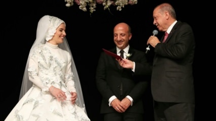 President Erdoğan biträdande Ali İhsan Arslan bevittnade äktenskap