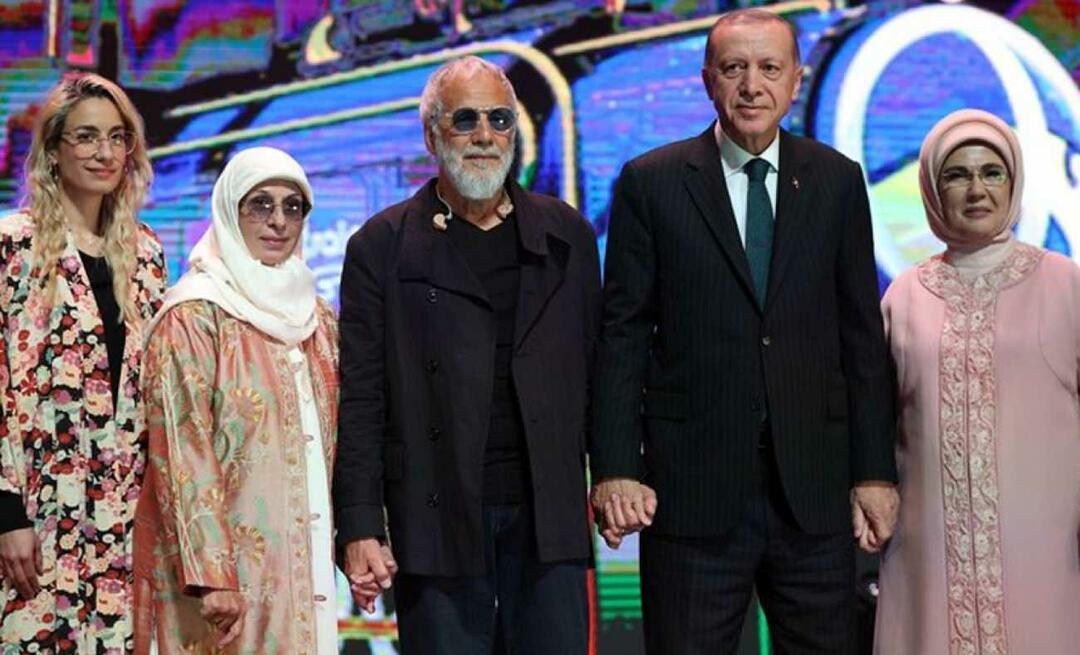 Yusuf Islam gav sin gitarr till president Erdogan!