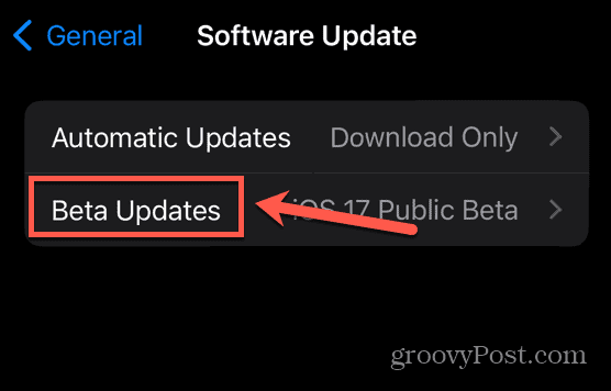iphone beta uppdateringar
