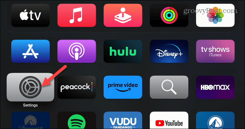 Inaktivera automatisk uppspelning av video och ljud på Apple TV