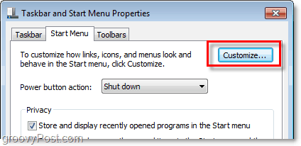 anpassa Windows 7-startmenyn