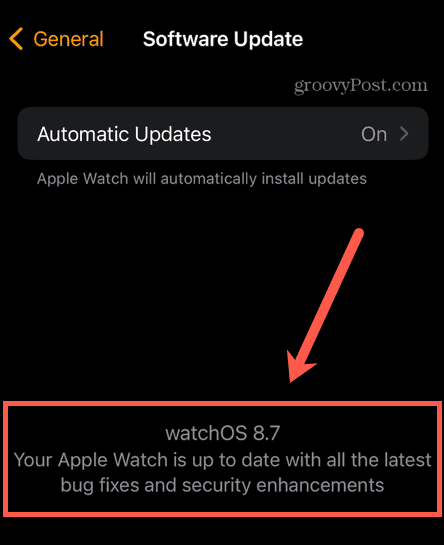 apple watch uppdaterad