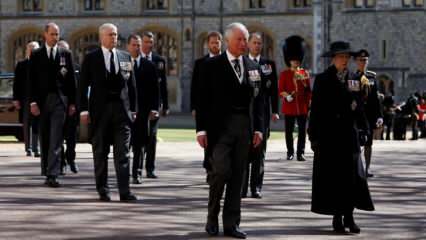 Konungariket England har blivit svart! Bilder från prins Philips begravning ...