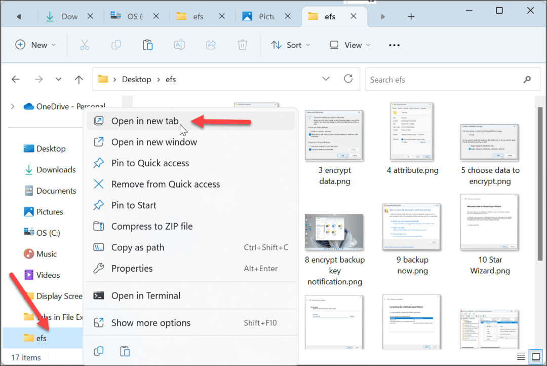 Använd Tabs i Windows 11 File Explorer