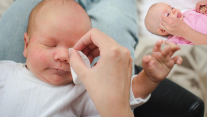 Hur tar man bort grader hos spädbarn? Orsakar ögonbrännande hos spädbarn? Burr massage med bröstmjölk