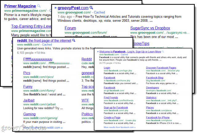 Googles webbplatslänkar 101: Vad är webbplatslänkar?
