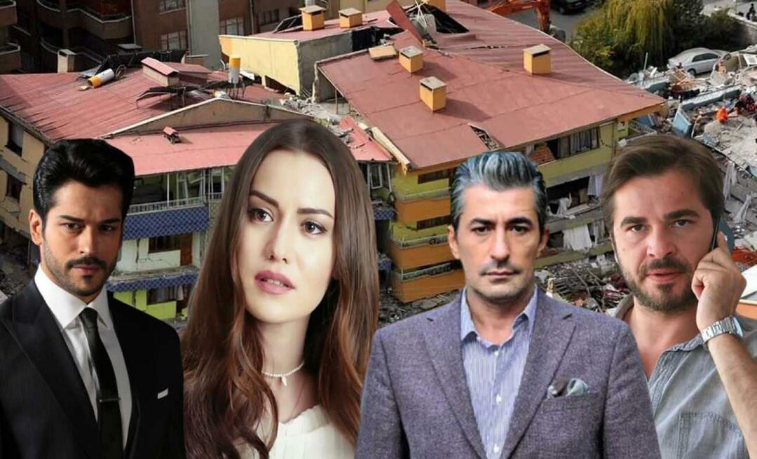 Jordbävningsvarningar i Istanbul skrämde också kändisar! Även om de kontrollerar sitt hus, vidtar de åtgärder och...