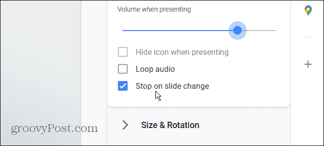 Ljudalternativ google slides