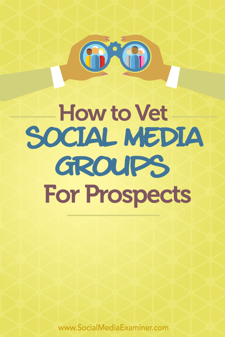 hur man veterinärgrupper för sociala medier för potentiella kunder