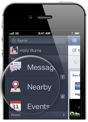facebook i närheten