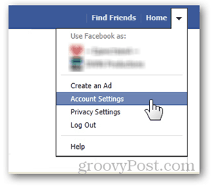 facebook hemsida knapp kontoinställningar inställningar användarnamn url set
