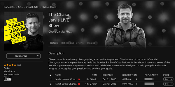 chase jarvis liveshow