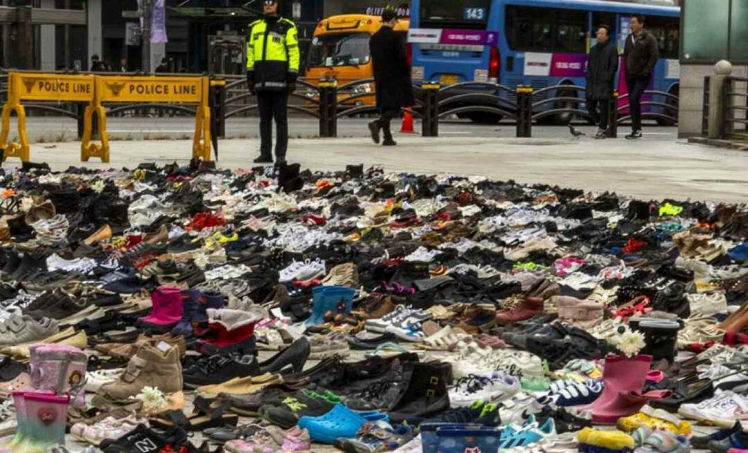 En lektion i mänskligheten från Sydkorea! De radade upp hundratals skor på torgen för Palestina