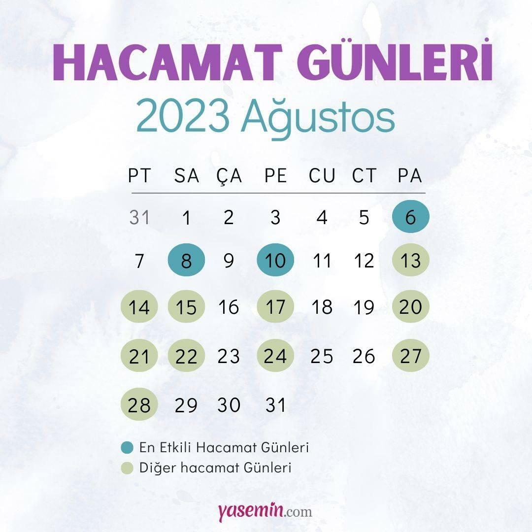 Augusti Hijama Days Kalender 2023