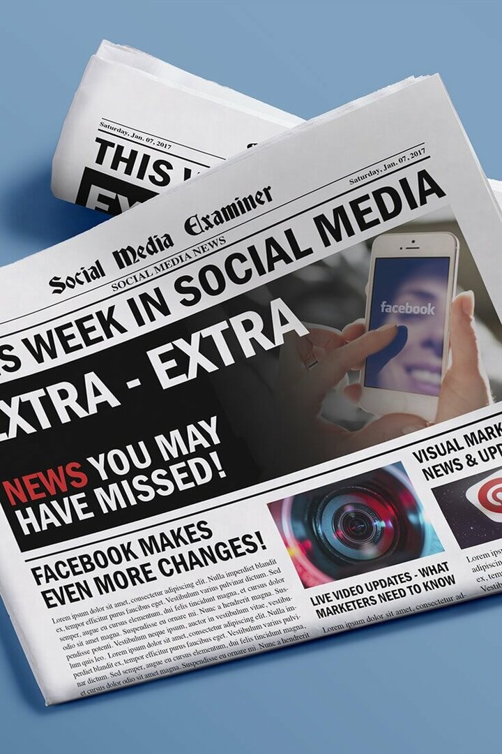Facebook automatiserar bildtexter: Denna vecka i sociala medier: Social Media Examiner