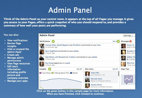 facebook studio admin panel