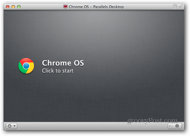 Starta Chrome OS