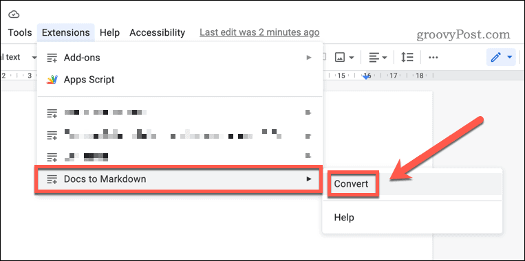 Konvertera HTML med Docs till Markdown i Google Docs