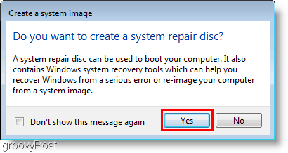Windows 7: Skapa en systembild