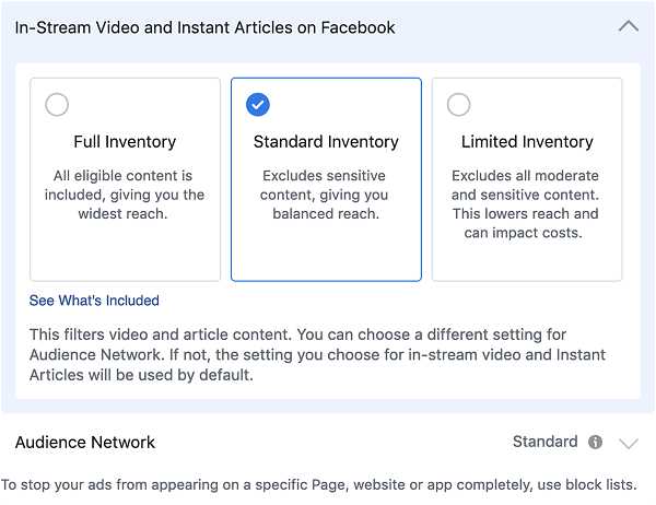 Facebook introducerade ett nytt lagerfilter som gör det lättare för annonsörer att kontrollera deras varumärkessäkerhetsprofil över olika former av media.