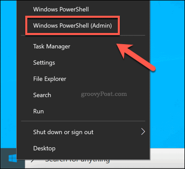 Starta ett Windows PowerShell-fönster