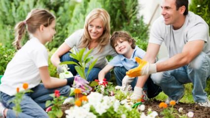 Lär ditt barn trädgårdsskötsel! Eftersom ...