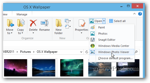 Välj Program Windows Explorer