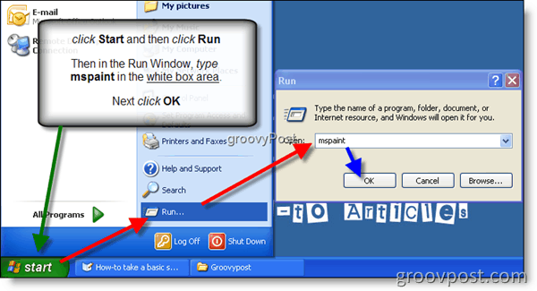 Ta en skärmdump i Windows XP