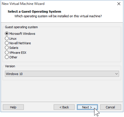 04 Välj OS Windows 10 32-bit 64-bit