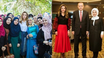 Jordan Drottning Rania Al Abdullah mode och kombinationer