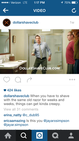 dollar rakning klubb instagram video