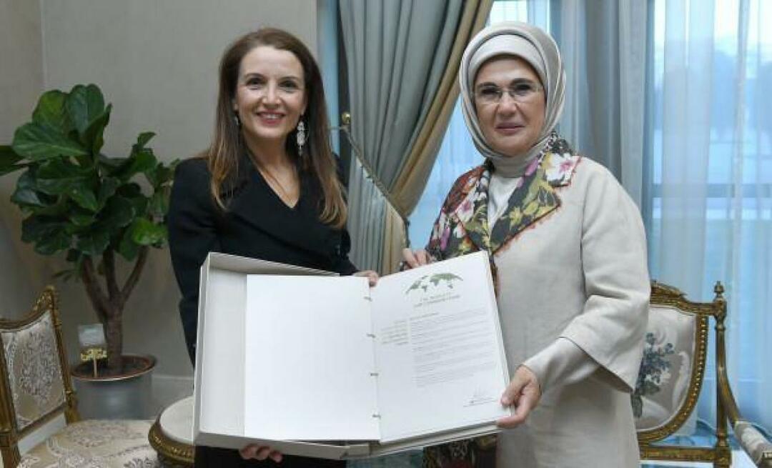 Emine Erdogans tack till UNICEF Türkiye-representant Regina de Dominicis