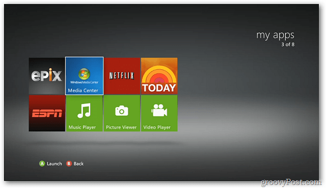 Windows 7 Media Center med Xbox 360 - Stream Digital Media